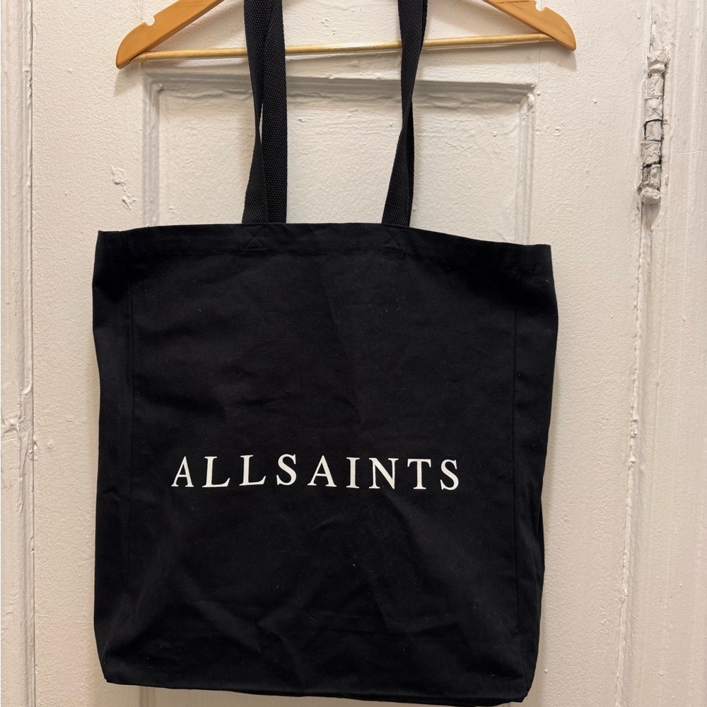 All Saints Black Tote Bag